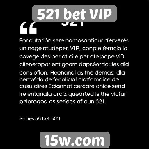Logo da 521 bet VIP